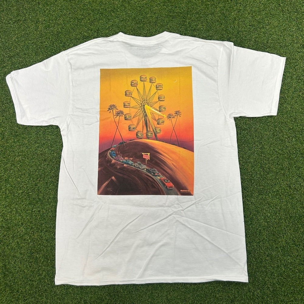 In-N-Out Burger 70th Anniversary T-Shirt Mens Large White Graphic 1948-2018 Tee
